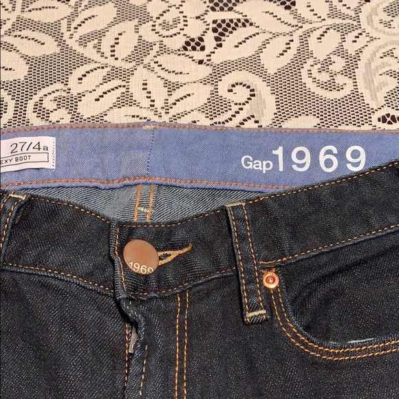 Gap Jeans Size 27 Bootcut - Picture 3 of 5